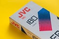 JVC VHS video cassette, retro video technology