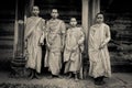 Novice Buddhist monks of Angkor Wat, Siem Reap, Cambodia