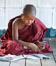Novice Monk, Myanmar