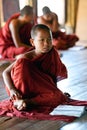 Novice monks, Myanmar Royalty Free Stock Photo