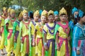 Novitiation ceremony in Myanmar Royalty Free Stock Photo