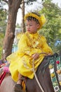 Novitiation ceremony in Myanmar Royalty Free Stock Photo