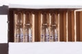 Novocaine in ampoules in a box.