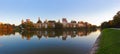 Panorama of Novodevichiy convent in Moscow Russia Royalty Free Stock Photo