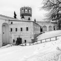 Novodevichiy convent. Winter day in Moscow, Russia