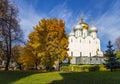 Novodevichy convent Bogoroditse-Smolensky monastery on a sunny autumn day. Moscow, Russia. Royalty Free Stock Photo