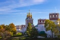 Novodevichy convent Bogoroditse-Smolensky monastery on a sunny autumn day. Moscow, Russia. Royalty Free Stock Photo