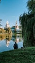 Novodevichy convent in Moscow in summer