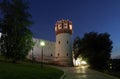Novodevichy Convent (at night), Moscow, Russia Royalty Free Stock Photo