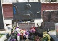 Novodevichye cemetery in Novodevichye convent, Moscow, monument on grave of singer Klavdia Shulzhenko