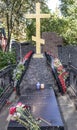 Novodevichye Cemetery. The tomb of the writer Nikolai Gogol