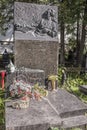 Novodevichye Cemetery. The tomb of the writer Nikolai Ostrovsky