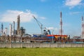 Novomoskovsk, Russia - June 2015: Chemical plant `Azot`