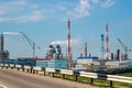 Novomoskovsk, Russia - June 2015: Chemical plant `Azot`