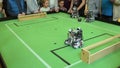 Robots playing football