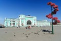 Novosibirsk railway station. It was built in 1939. Russia