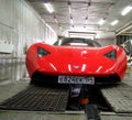 Marussia b1 front view Royalty Free Stock Photo