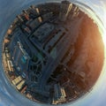 Novosibirsk, Russia - 05.20.2018: Spherical panorama