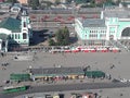 Novosibirsk, Russia, Train station, Bus station.