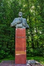 Monument to academician Mikhail Alekseevich Lavrentyev. Novosibirsk, Russia