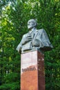 Monument to academician Mikhail Alekseevich Lavrentyev. Novosibirsk, Russia