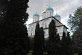 Novospassky monastery in Moscow. Ancient landmark.