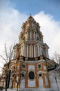 Novospassky Monastery New monastery of the Saviour during winter day. Moscow. Russia