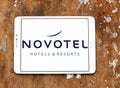 Novotel hotel brand logo Royalty Free Stock Photo