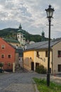 Novozamocka street at Banska Stiavnica