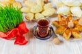 Novruz. Azerbaijani traditions. New Year. Selective focus