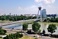 Novy Most Bridge, Bratislava Royalty Free Stock Photo