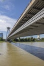 Novy most bridge in Bratislava in Slovakia Royalty Free Stock Photo