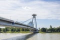 Novy most bridge in Bratislava in Slovakia Royalty Free Stock Photo