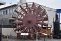 The now historic paddlewheel from the steamship Petaluma, 2.