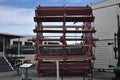 The now historic paddlewheel from the steamship Petaluma, 1.
