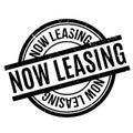 Now Leasing rubber stamp Royalty Free Stock Photo