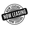 Now Leasing rubber stamp Royalty Free Stock Photo