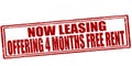 Now leasing Royalty Free Stock Photo