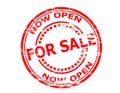 Now open for sale Royalty Free Stock Photo