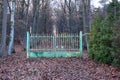 From tradition: an antique fence on the forest path, National Park de Meinweg