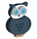 Owl Isolated Vector Icon Editable