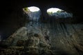 Prohodna cave, Bulgaria Royalty Free Stock Photo