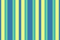 Nown texture lines vertical, oriental stripe background seamless. Tirect textile fabric vector pattern in cyan and lime colors Royalty Free Stock Photo