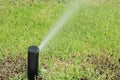 Nozzle automatic watering system