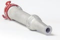 Nozzle for fire hose. on a white background. no insulation Royalty Free Stock Photo