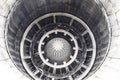 A nozzle of a jet engine with a variable thrust direction Royalty Free Stock Photo