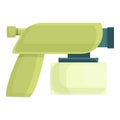 Nozzle painter icon cartoon vector. Air gun