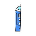 nozzle suction baby color icon vector illustration