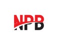 NPB Letter Initial Logo Design Vector Illustration