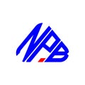 NPB letter logo creative design with vector graphic, NPB